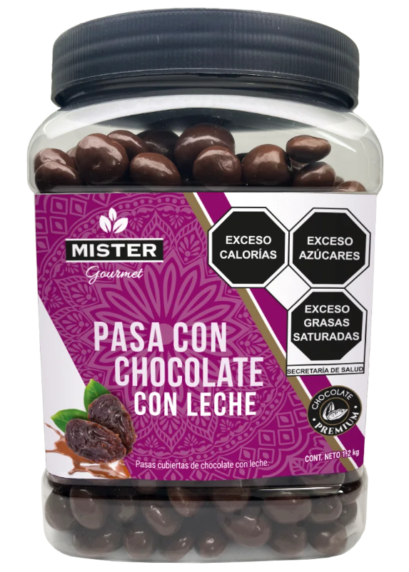 Vitrolero de pasas con chocolate MISTER Gourmet